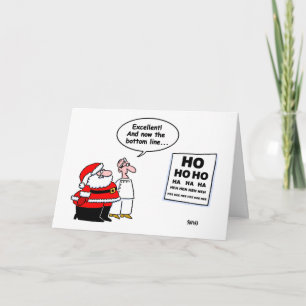 Finny Optometrist och julkort för Tecknad Helgkort
