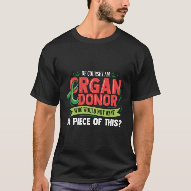 Finny organdonator för jul t shirt (Framsida)