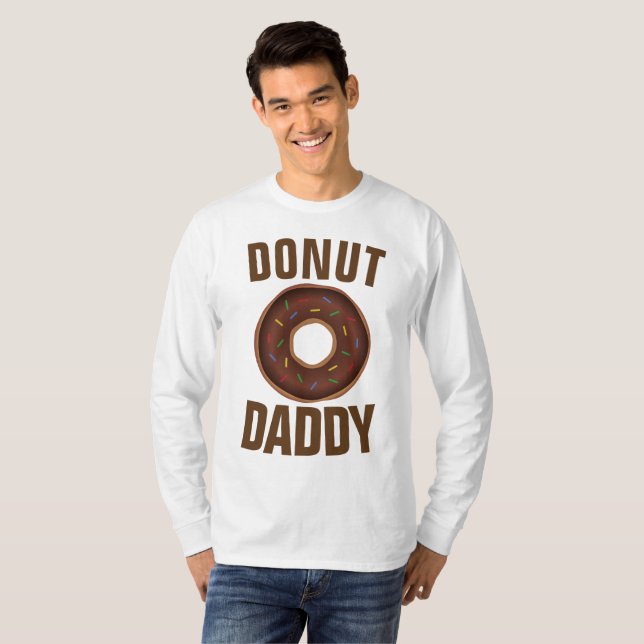 Finny PAPPA T-shirts, DONUT DADDY T Shirt (Hel framsida)