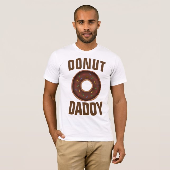 Finny PAPPA T-shirts, DONUT DADDY T Shirt (Hel framsida)