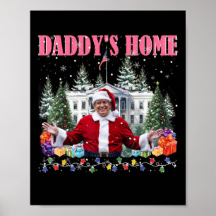 Finny Pappor Home Trump Rosa 2024 Ta America Ba Poster