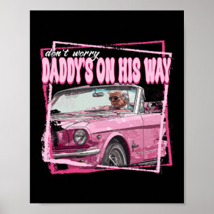 Finny Pappor Home Trump Rosa 2024 Ta America Ba Poster