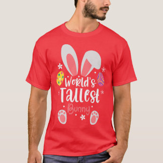 Finny Påsk World's Tallest Bunny Öron Cute Easte T Shirt