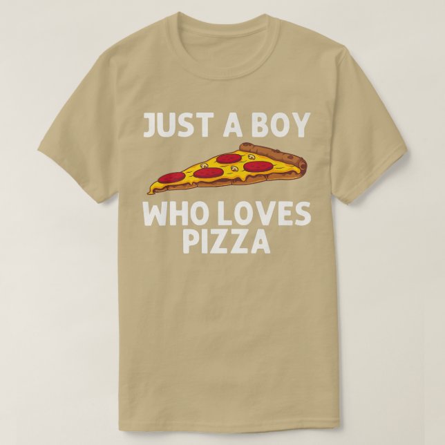 Finny Pizza for Boys Kids Italy Food Pizza Älskare T Shirt (Design framsida)