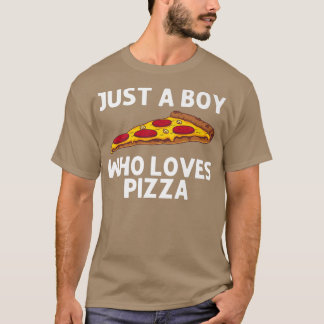 Finny Pizza for Boys Kids Italy Food Pizza Älskare T Shirt