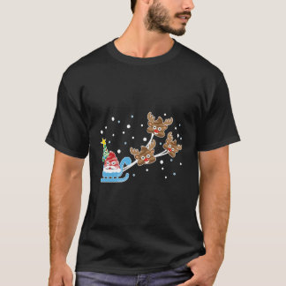 Finny Poop Emoji för jul T Shirt