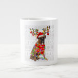 Finny Reindeer Boxer Hund jul Ljus Jumbo Mugg<br><div class="desc">Du kommer att kärlek den här posten om du kärlek hundar,  särskilt den vackra boxerbilen hund. Perfektens presentidé för hundägare och hundälskare. Det här objektet visar kärlek för hund boxare. Underbar gåva till hundälskare,  jul,  mors dag,  fars dag och födelsedagar för hela boxaren hundägare i ditt liv.</div>