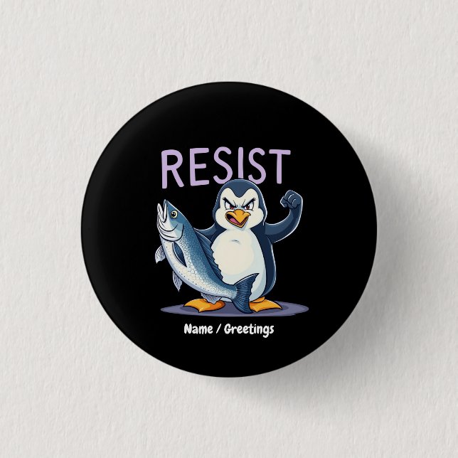 Finny Resistens Penguin-protesten mot tariffer Knapp (Framsida)