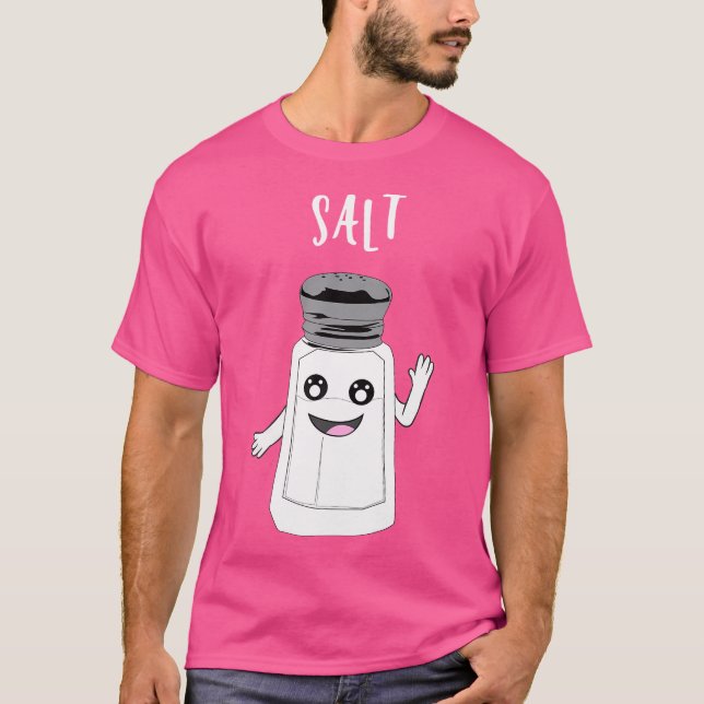 Finny Salt och Pepper Duo Valentineser Halloween E T Shirt (Framsida)