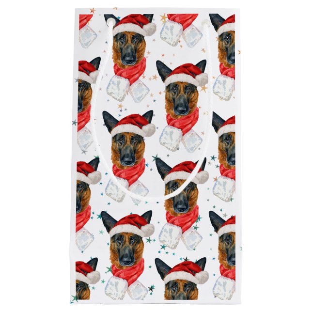 Finny Santa German Shepherd Breed God Hund (Framsidan)