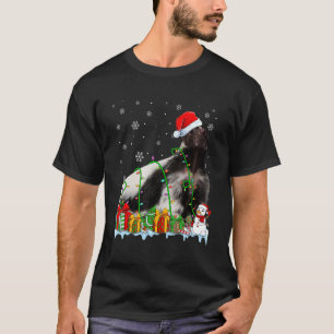 Finny Santa Hat Skunk jul Ljus Animals Lov T Shirt