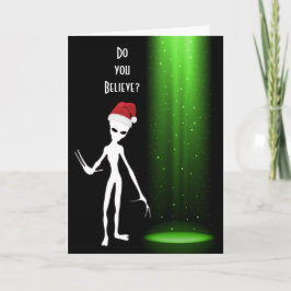 Finny Santa 🎅 🛸 UFO-jul Helgkort