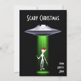 Finny Santa 🎅 🛸 UFO-jul Inbjudningar
