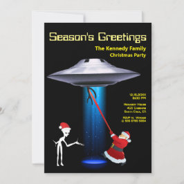 Finny Santa 🎅 🛸 UFO jul Party Julkort