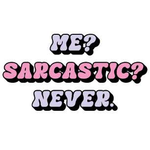 Finny Sarkastic Tee, Cute Ironic Tee