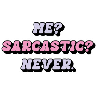 Finny Sarkastic Tee, Cute Ironic Tee
