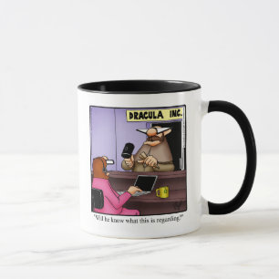 Finny sekreterare för Humor Coffee Mugg Spectickl