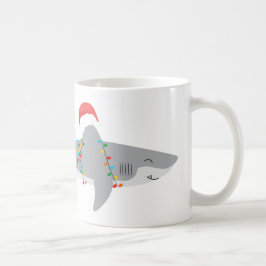 Finny Shark-jul med Namn Kaffemugg