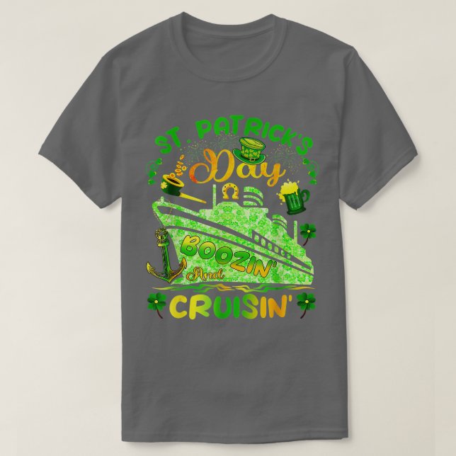 Finny St patricks day 2023 Cruise Cruising Boozing T Shirt (Design framsida)
