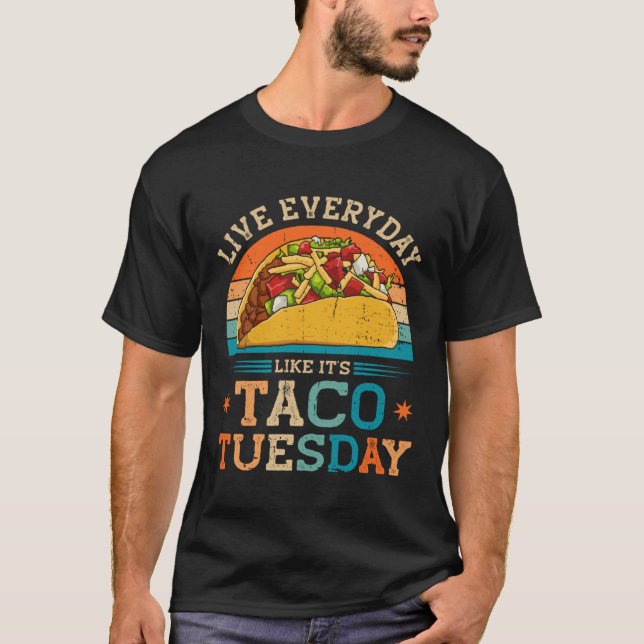 Finny Taco Tisdag T Shirt (Framsida)