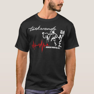 Finny Taekwondo Heartrat Sydkoreas martialkonst T Shirt