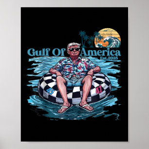 Finny Trump Bukt of US America Est 2025 Retro Poster