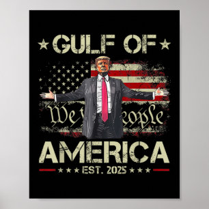 Finny Trump Bukt of US America Est 2025 USA Americ Poster