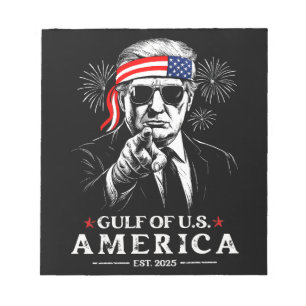Finny Trump Bukt of USA America 2025 4:e juli 2025 Anteckningsblock