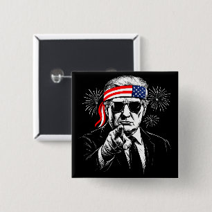 Finny Trump Bukt of USA America 2025 4:e juli 2025 Knapp