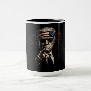 Finny Trump Bukt of USA America 2025 4:e juli 2025 Mugg