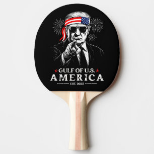 Finny Trump Bukt of USA America 2025 4:e juli 2025 Pingisracket