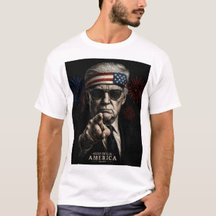 Finny Trump Bukt of USA America 2025 4:e juli 2025 T Shirt