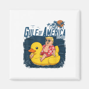 Finny Trump Chillin Bukt of US America Est 2025 Magnet