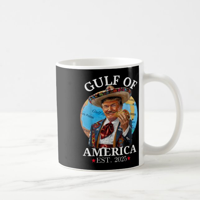Finny Trump Shirt Bukt of US America Est 2025_1 Kaffemugg (Höger)