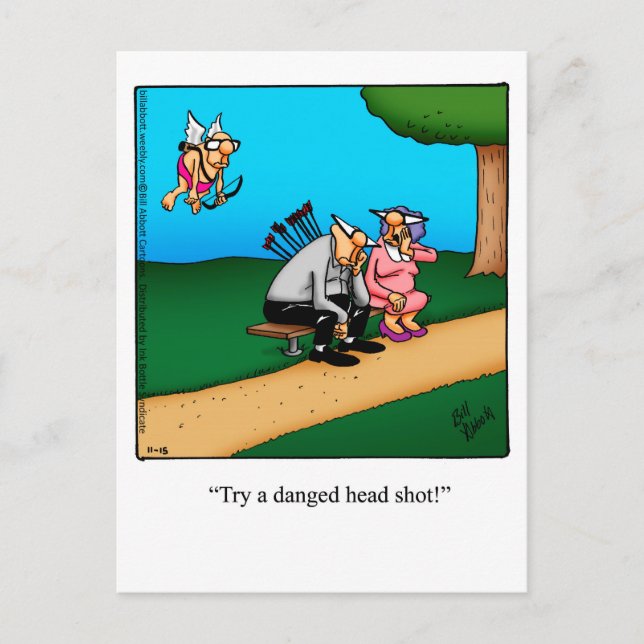 Finny Valentindag Humor-vykort Helg Vykort (Framsida)