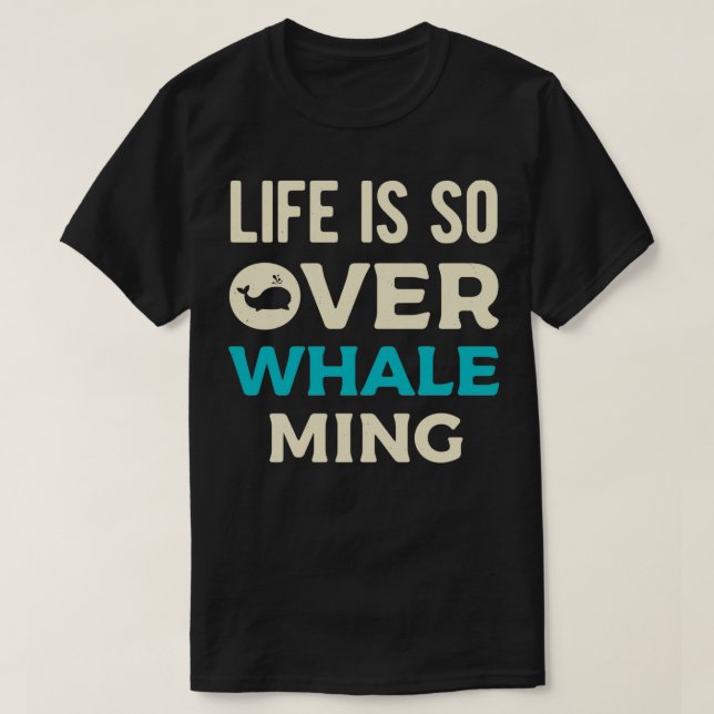 Finny Whale 4 T Shirt (Design framsida)