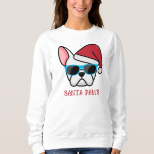 Finny White Frenchie Santa Tass jul T Shirt