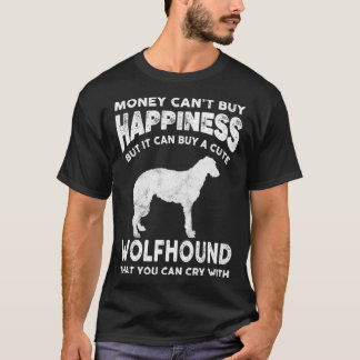 Finny Wolfhound Hund älskare Money Cant Buy Happit T Shirt