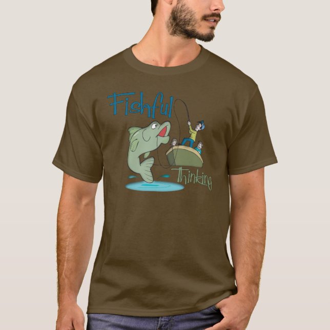Finnyfiske - fisketankning t-shirt (Framsida)