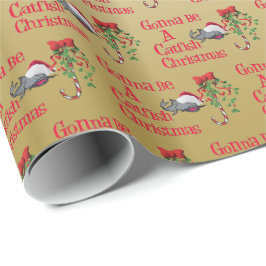 Finnyj julfiske ♫ ♥ Catfish jul Guld Presentpapper