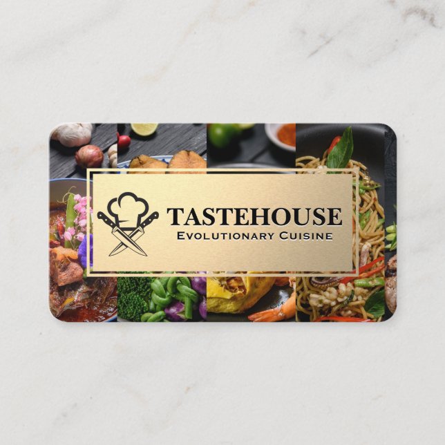 Finrestauranger | Catering Visitkort (Framsida)