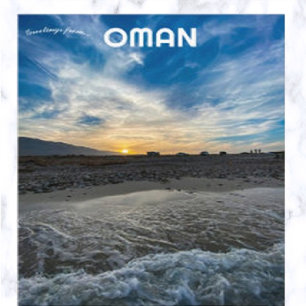 Fins Beach Oman-vykort Vykort