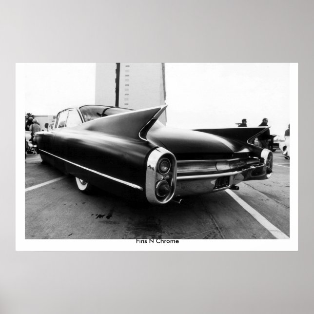 Fins N Chrome Poster (Framsidan)