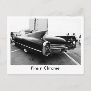 Fins n Chrome Vykort