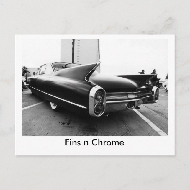 Fins n Chrome Vykort (Framsida)