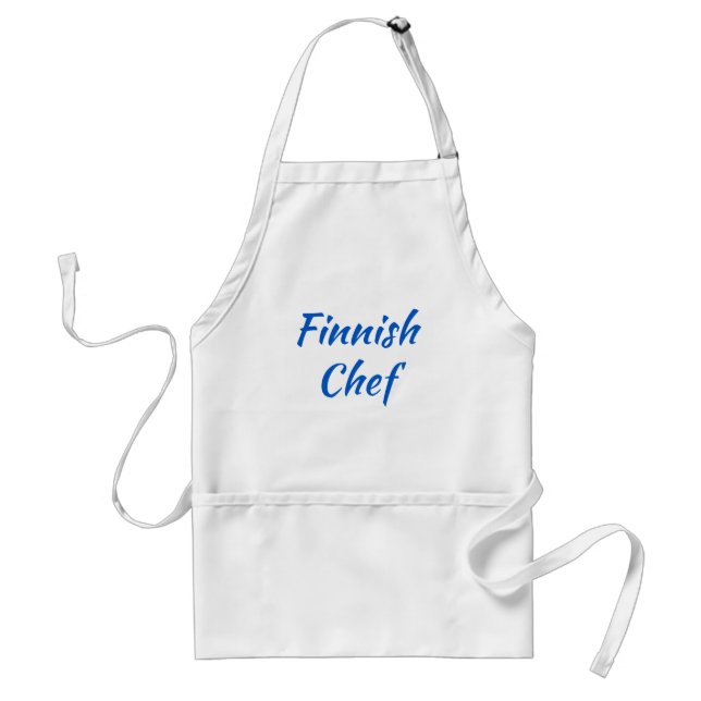 Finsk Chef Finska Apron Förkläde (Framsidan)