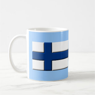 Finsk flagg Suomi Mugg