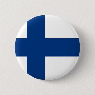 Finsk flagga knapp