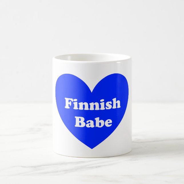 Finsk flicka kaffemugg (Center)