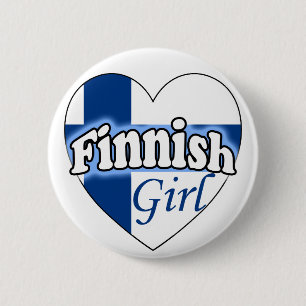 Finsk flicka knapp